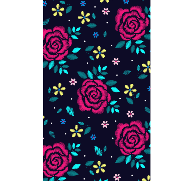 自然 壁紙 ダークローズ - TENSTICKERS