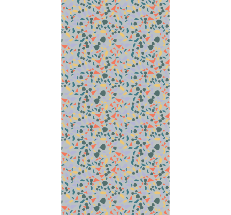 大理石 壁紙 鮮やかな抽象形状 - TENSTICKERS