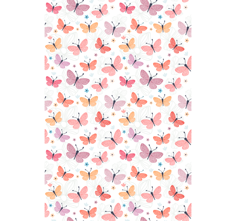 蝶の壁紙 butterfly pattern - TENSTICKERS