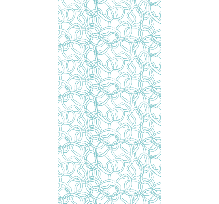 和 モダン 壁紙 抽象的円形の現代デザイン - TENSTICKERS