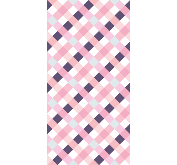 和モダン壁紙ダイヤモンドパターンの調和 - TENSTICKERS