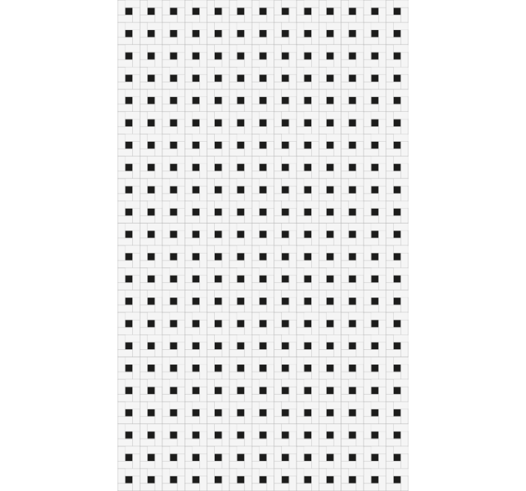 キッチン 壁紙 小さな正方形のモダンタイル - TENSTICKERS