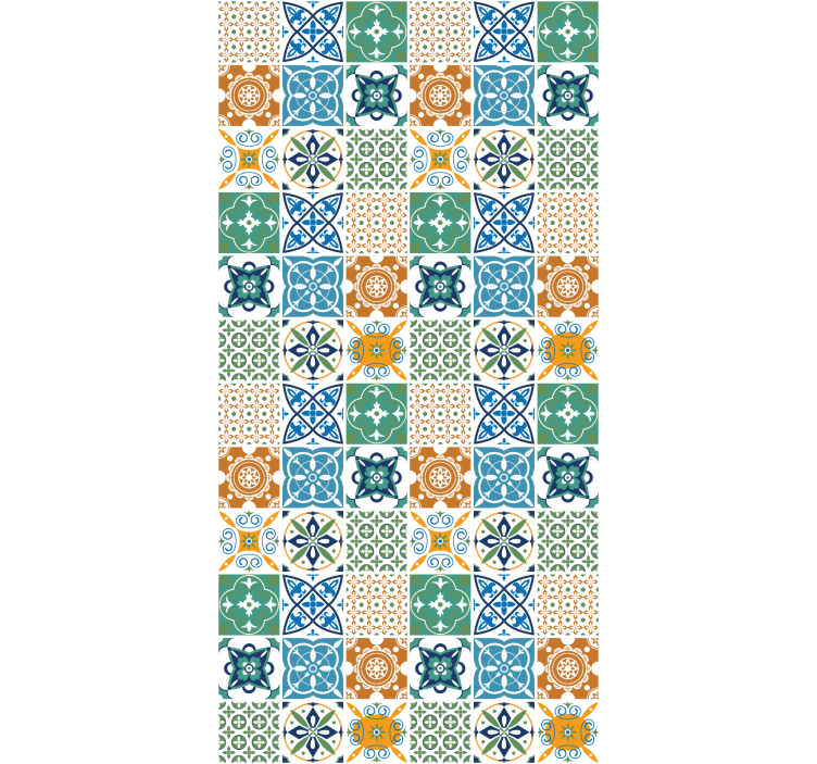 キッチン 壁紙 磁器タイルミックス - TENSTICKERS