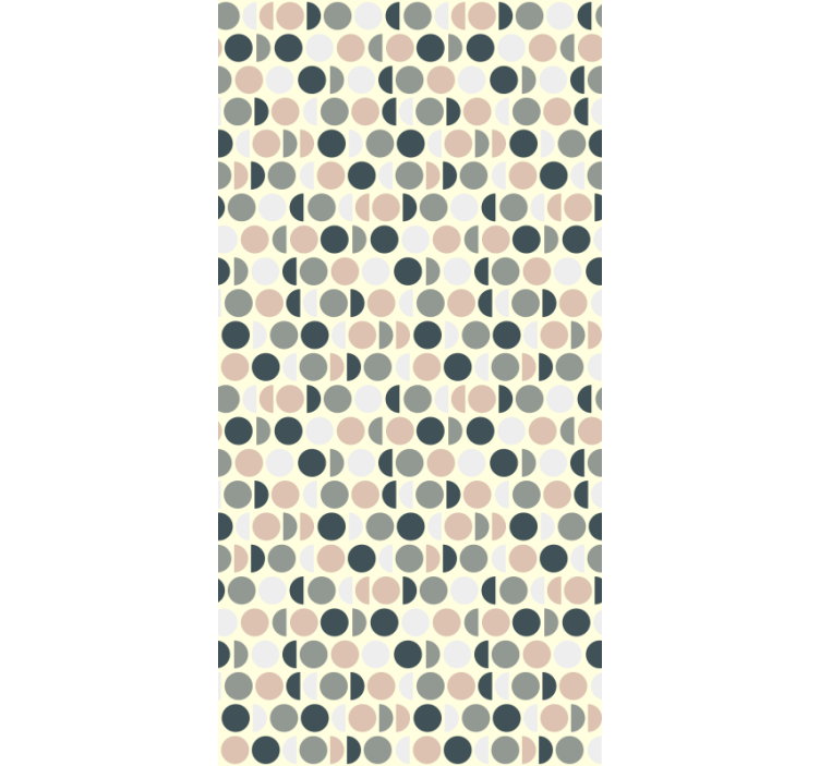 キッチン 壁紙 エレガントな円形 - TENSTICKERS