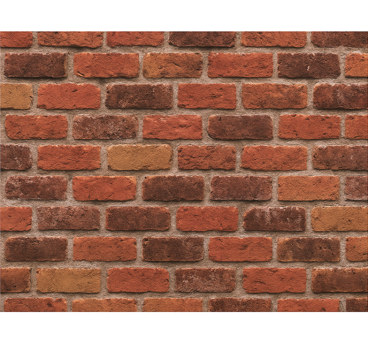 マスターベッドルームの壁紙ラスティックブリックストーン - TENSTICKERS