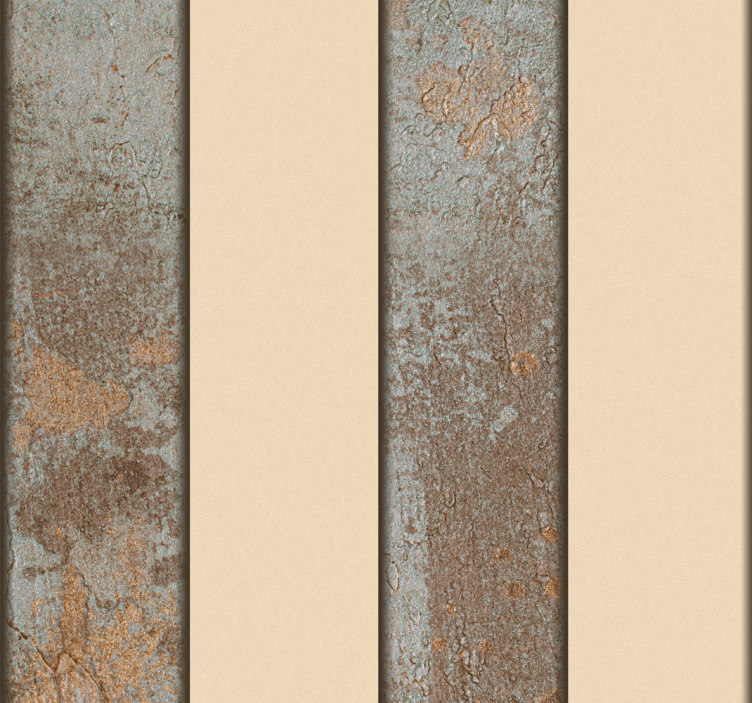 コンクリートの縞模様の壁紙のスタイリング - TENSTICKERS