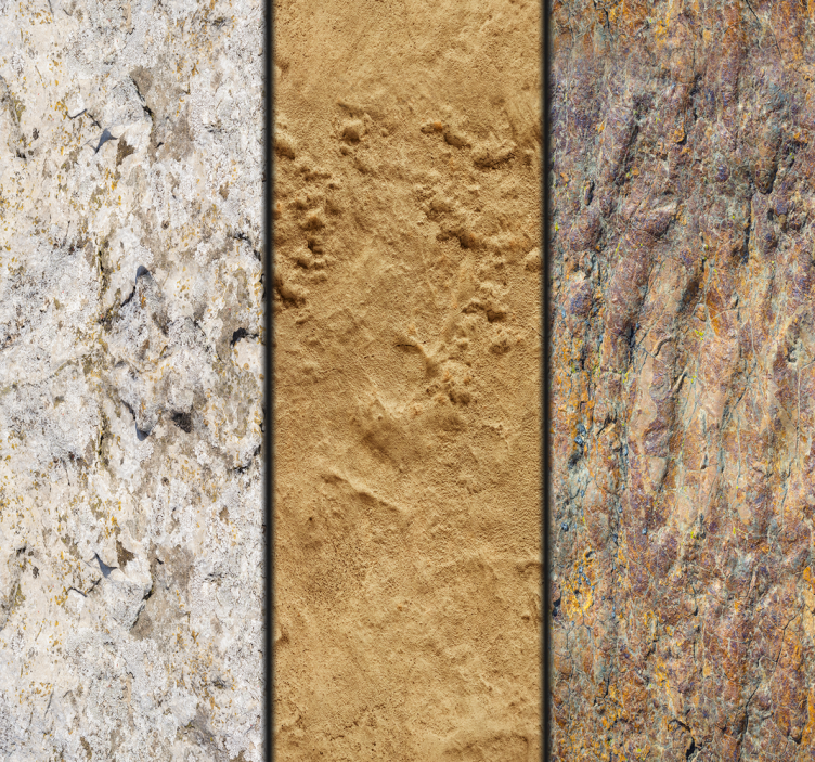 石の洞窟の現代壁紙 - TENSTICKERS