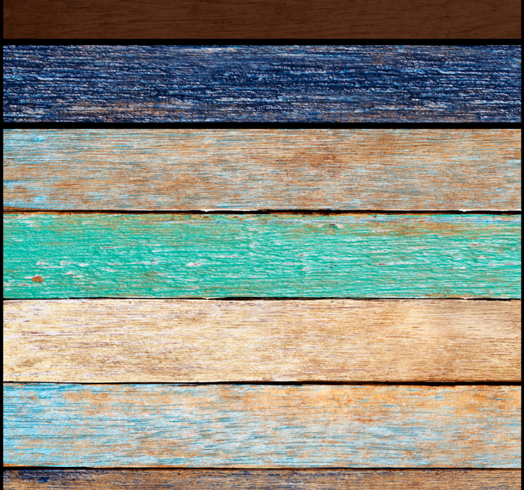 木目 壁紙 素朴な板張りのデザイン - TENSTICKERS