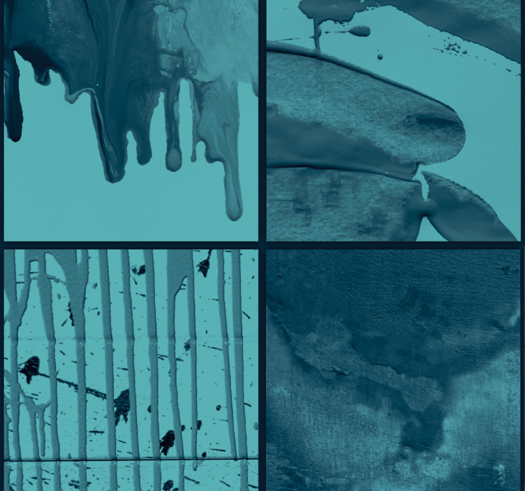 雨の壁の後ろの壁紙 - TENSTICKERS