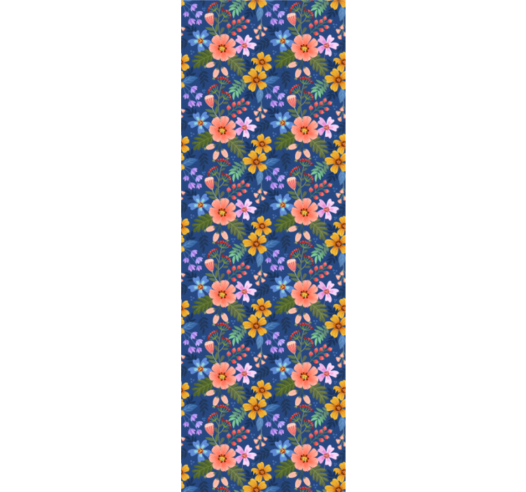 壁紙 花 花束模様 - TENSTICKERS