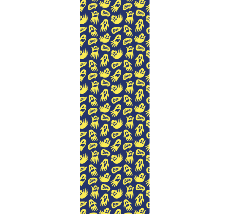 ハロウィーン壁紙ゴーストパターン - TENSTICKERS