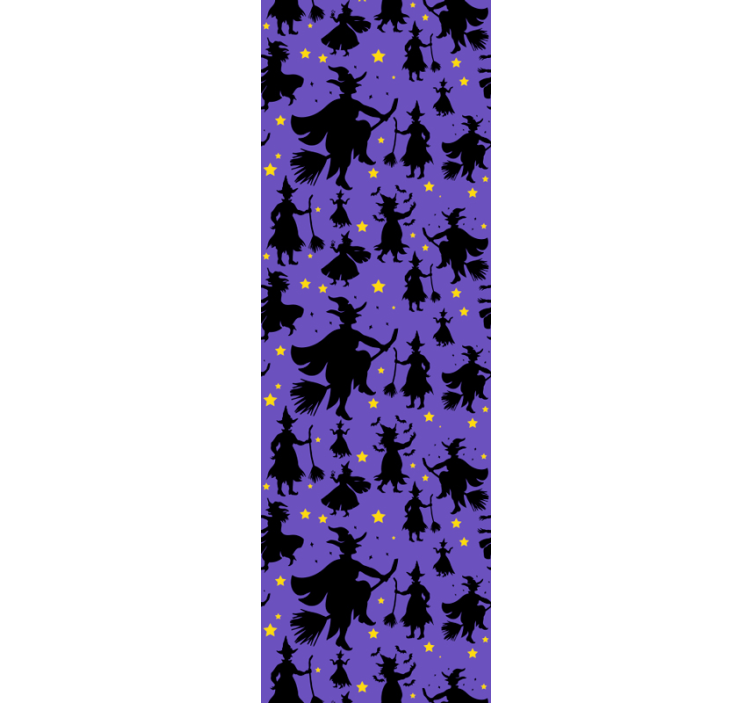 ハロウィーン壁紙 魔女のシルエット - TENSTICKERS