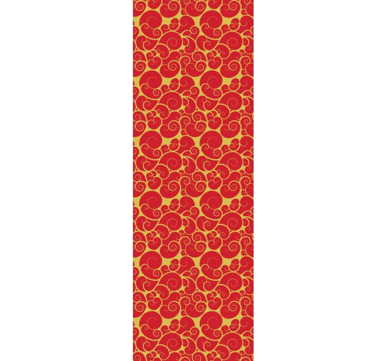 タイル 壁紙 華やかな渦巻き模様 - TENSTICKERS