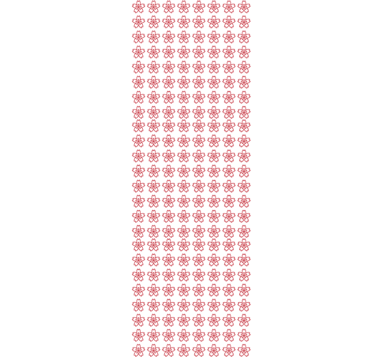 韓国の赤い花の壁紙 - TENSTICKERS