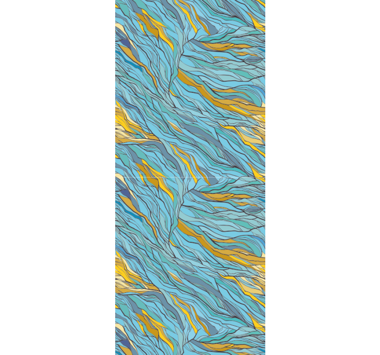 概要の壁紙 抽象的な有機的な流れ - TENSTICKERS