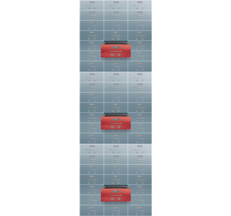 工業用壁紙 工業用ロッカー - TENSTICKERS