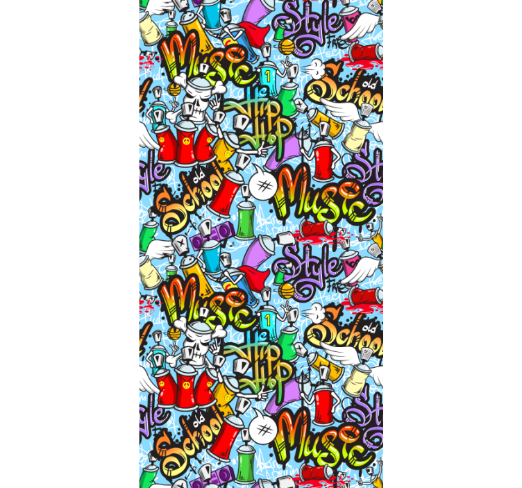 アート 壁紙 グラフィティ要素 - TENSTICKERS