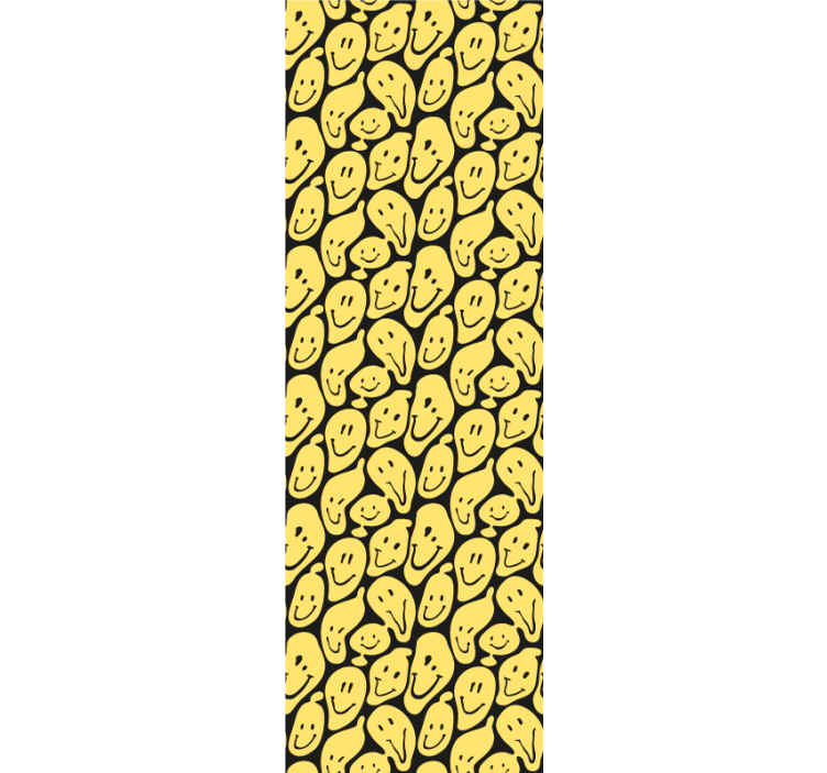 和 モダン 壁紙 笑顔のパターン - TENSTICKERS