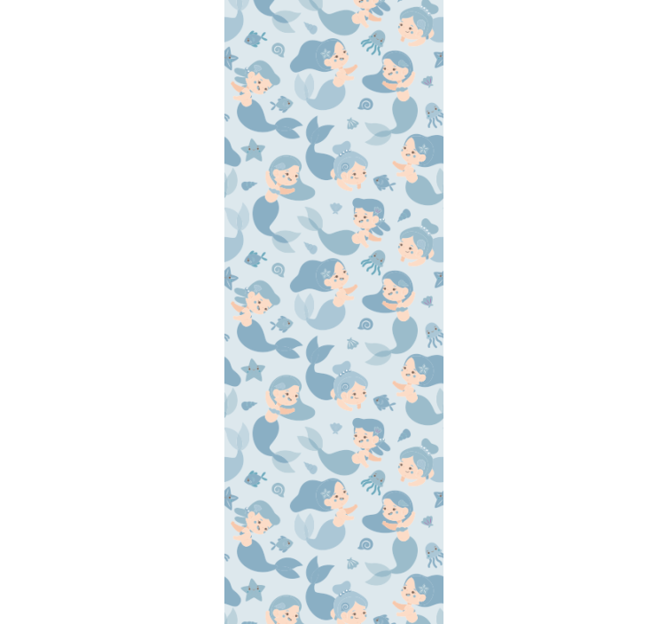 子供の寝室の壁紙 水中ファンタジー - TENSTICKERS