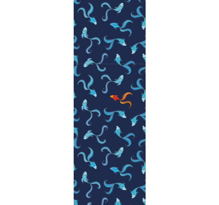 魚壁紙 水生動物のパターン - TENSTICKERS