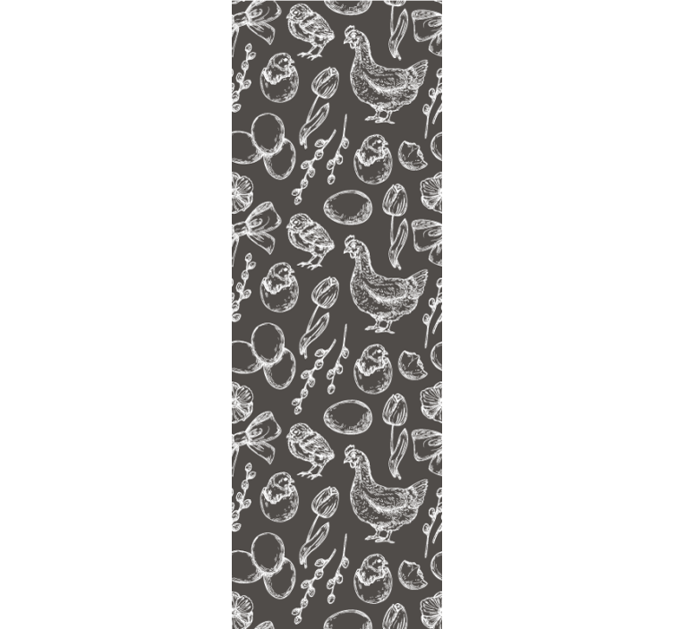 キッチン 壁紙 田舎風キッチンスケッチ - TENSTICKERS