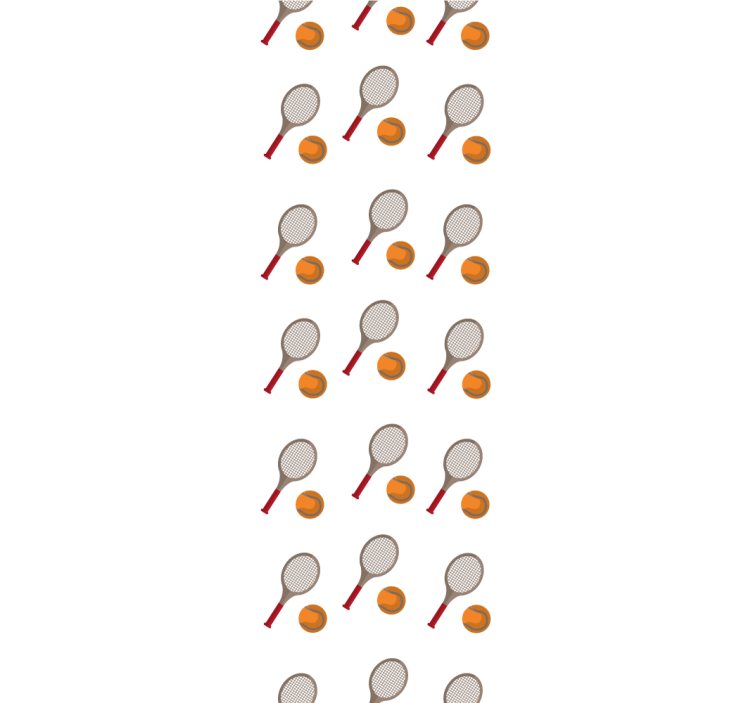 カスタム壁紙 テニスに触発された - TENSTICKERS