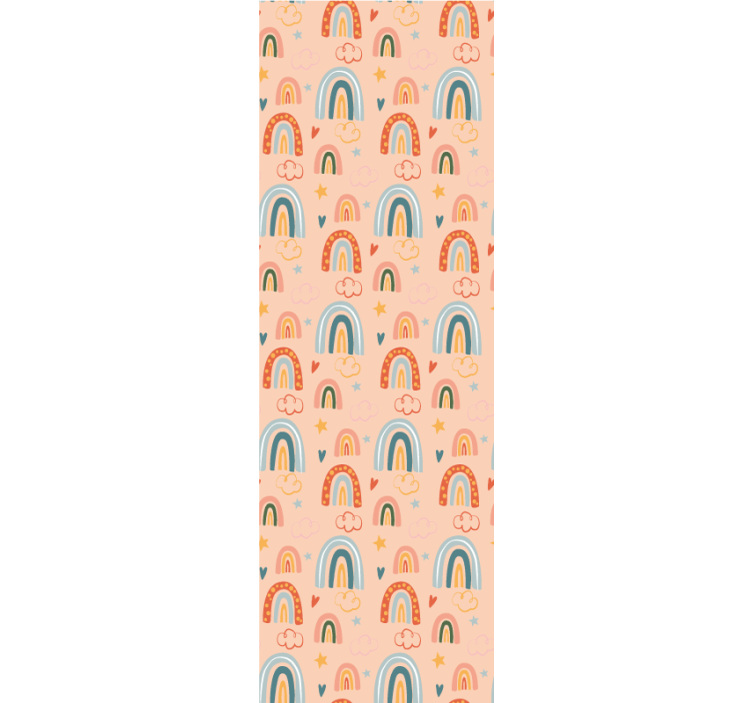 ティーンエイジャーの寝室の壁紙 虹の夢の風景 - TENSTICKERS