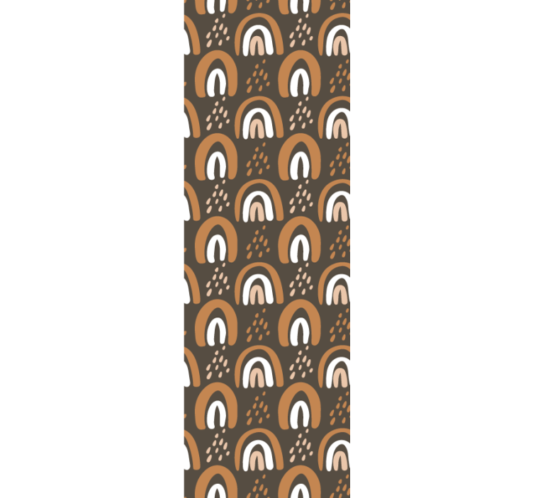 幾何学的壁紙 幾何学的な弧のモチーフ - TENSTICKERS