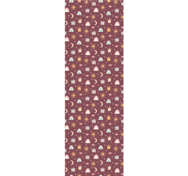 王冠、星、虹の壁紙とパターン - TENSTICKERS