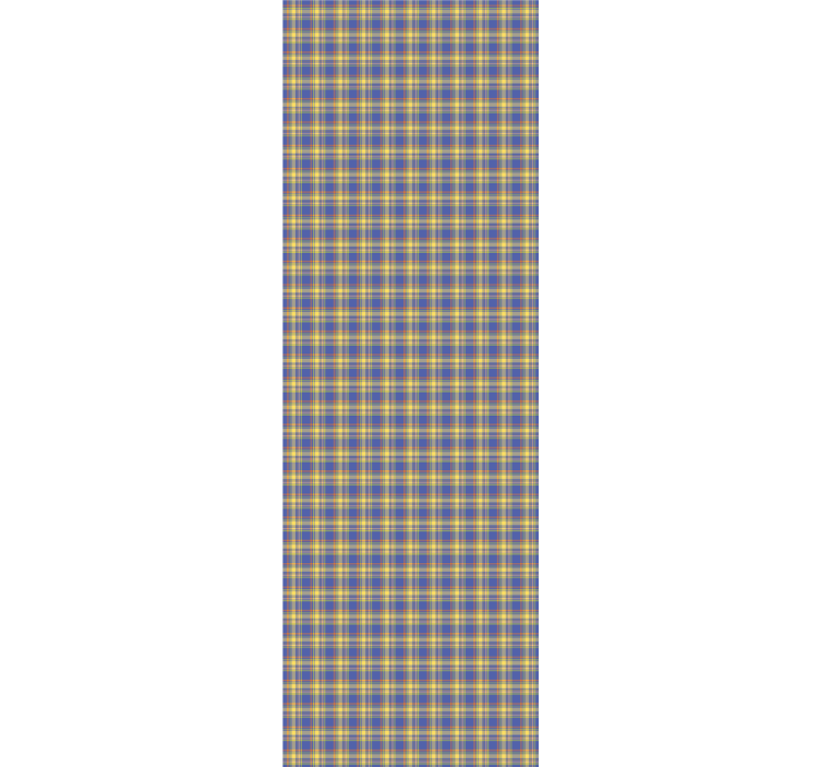 正方形の壁紙幾何学的チェック柄 - TENSTICKERS