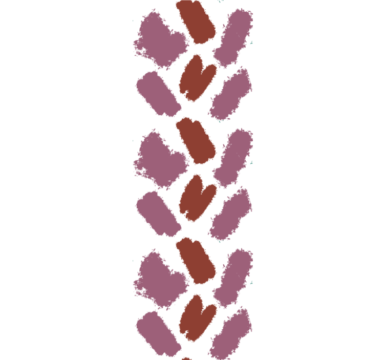 概要の壁紙 茶色の筆遣い - TENSTICKERS