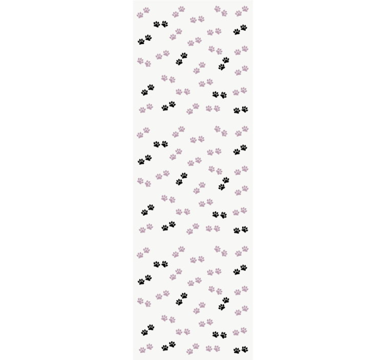 犬 壁紙 足跡模様 - TENSTICKERS