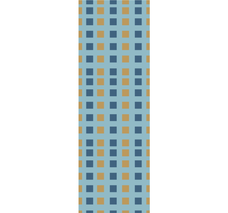 正方形の壁紙 幾何学的な正方形のグリッド - TENSTICKERS