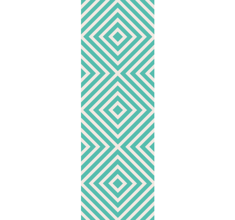 幾何学的壁紙 輝くダイヤモンドパターン - TENSTICKERS