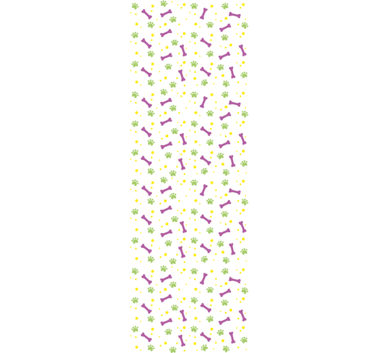 寝室 壁紙 花柄楽器模様 - TENSTICKERS