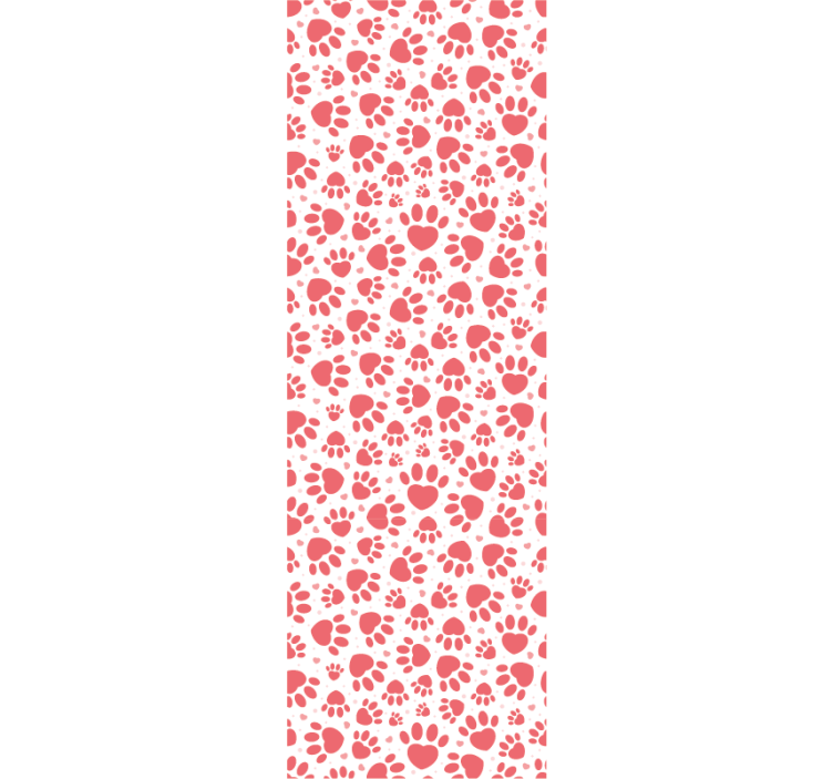 犬 壁紙 足跡のハート - TENSTICKERS