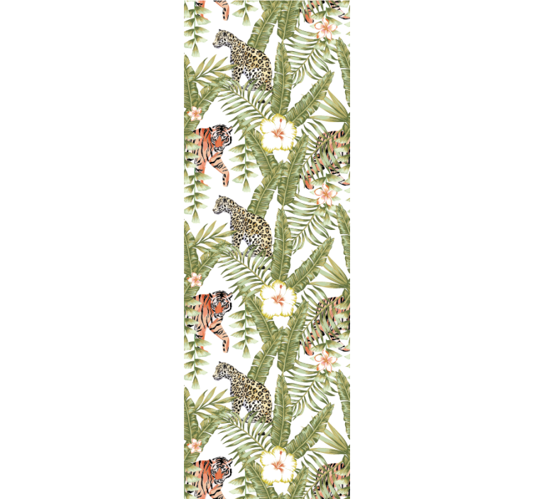 動物 壁紙 熱帯ジャングルの動物 - TENSTICKERS