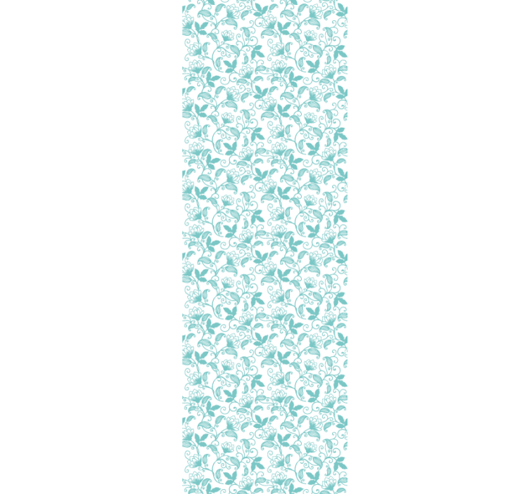 葉壁紙 精巧な巻き模様 - TENSTICKERS