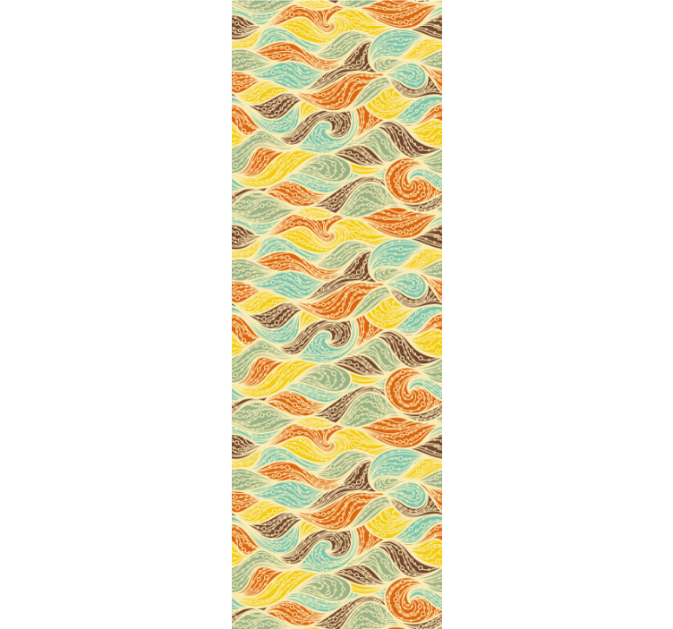 トリプルポップシェイプヴィンテージ壁紙 - TENSTICKERS