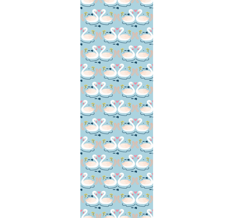動物 壁紙 白鳥の湖模様 - TENSTICKERS