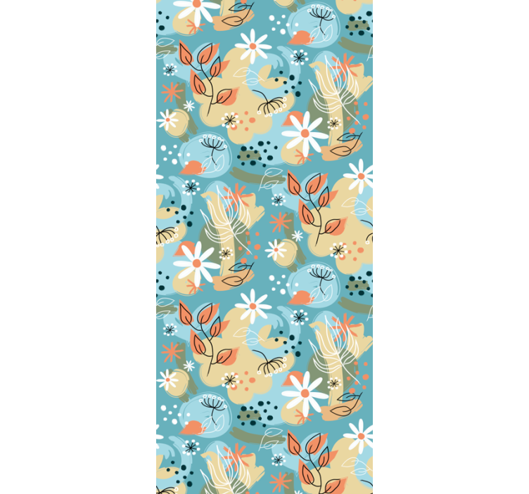 壁紙 花 フローラルブリーズ - TENSTICKERS