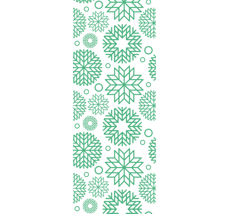 幾何学的壁紙 幾何学的な花 - TENSTICKERS