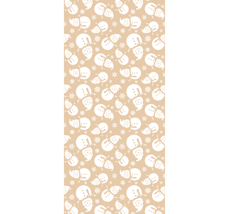 多くの雪だるまは子供の壁紙に直面しています - TENSTICKERS