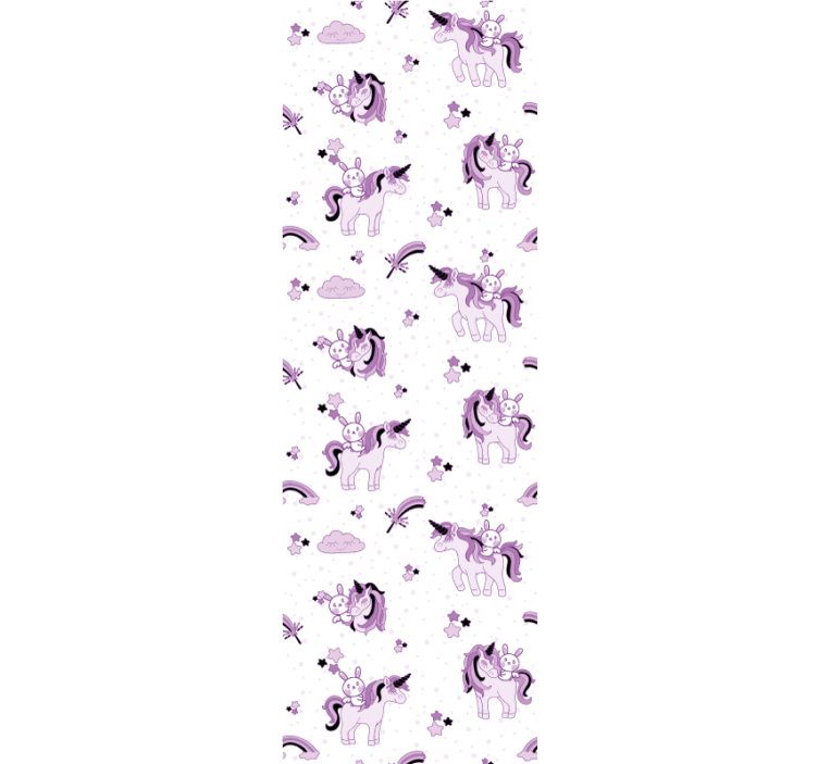 保育園の壁紙 ユニコーンのファンタジーシーン - TENSTICKERS