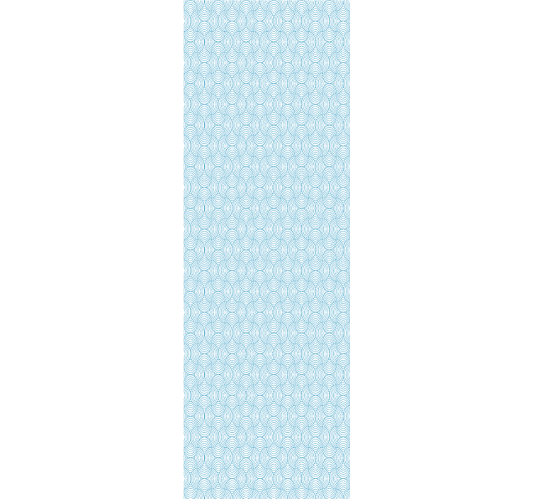 幾何学的壁紙 波模様 - TENSTICKERS