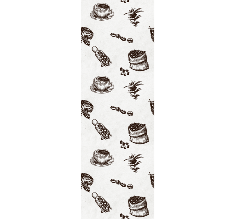 アート 壁紙 カフェインモチーフ - TENSTICKERS