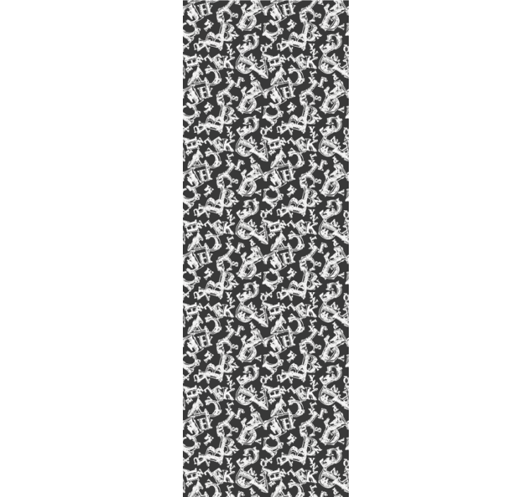 観賞用 壁紙 装飾的なアンカーの繰り返し - TENSTICKERS