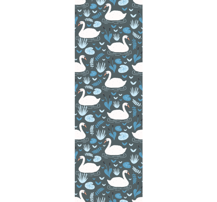 鳥 ウォールペーパー 白鳥の湖のモチーフ - TENSTICKERS