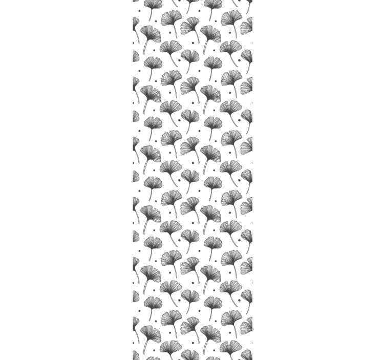 葉壁紙 イチョウの模様 - TENSTICKERS