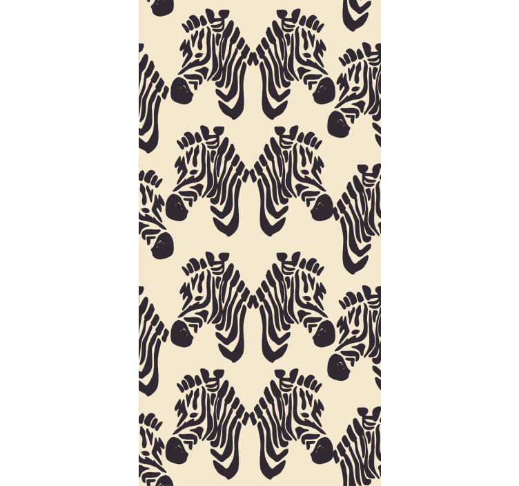 ゼブラ壁紙 ゼブラ柄デザイン - TENSTICKERS